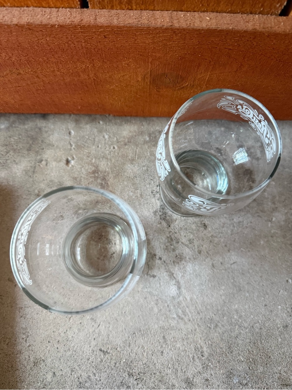 2 Vintage 1970s Pepsi-Cola Soda Fountain Glass Tumblers 16 oz - Picture 3 of 4